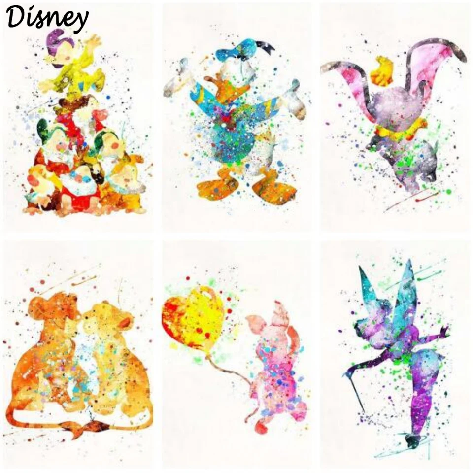 

Алмазная 5D картина «сделай сам», картина из мультфильма Дисней, Микки гофи, Дональд Дак, вышивка крестиком, ручная работа, картины стразы, по...