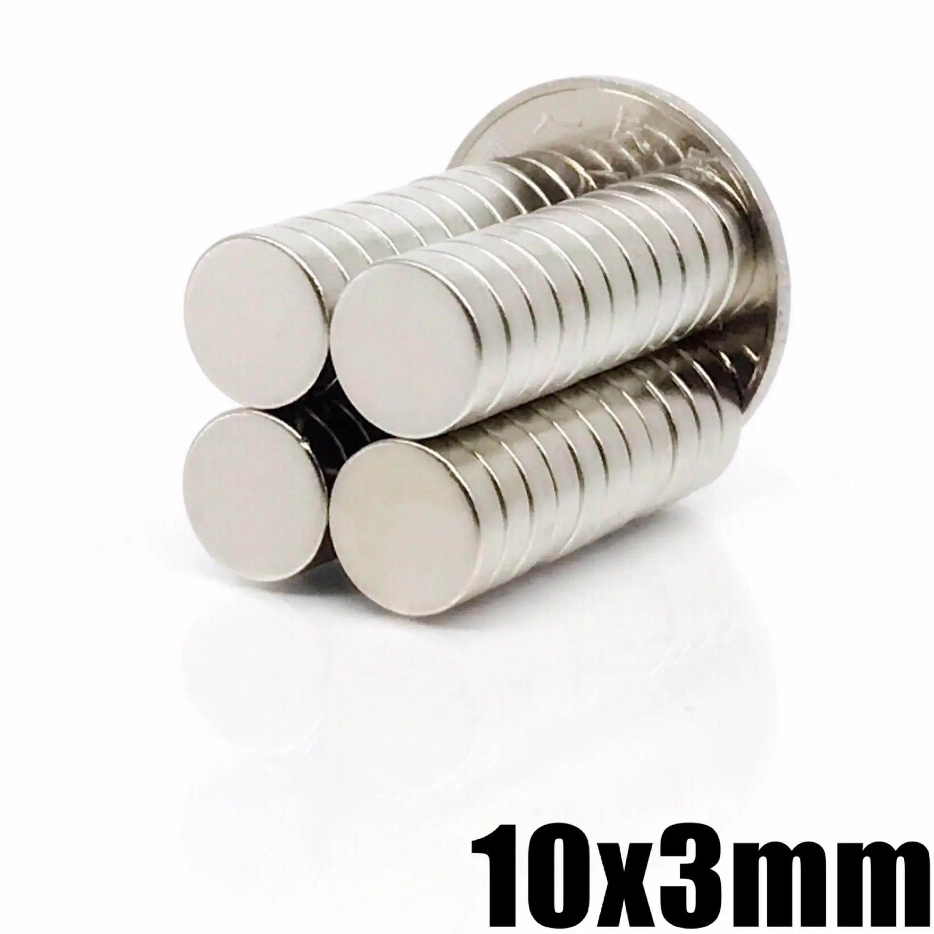 Супермощные Круглые неодимовые магниты NdFeB 10x3 20/50/100/200/500 шт. диаметр N35
