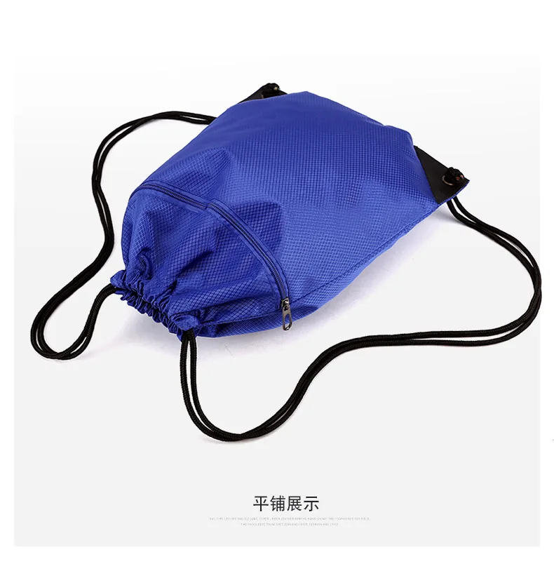 Running bagOxford Fabric Drawstring Shoulder Bag Bundle Pocket Backpack Large Capacity Sports Waterproof Sporttassen Sacs Sport 