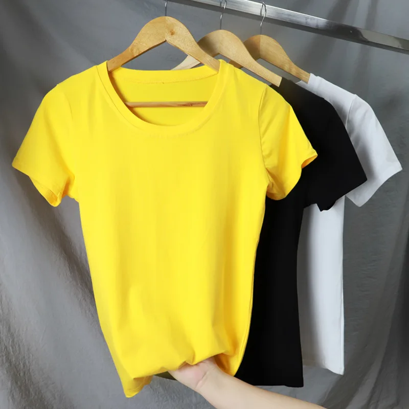 

new short sleeve T-shirt summer casual round neck T-shirt