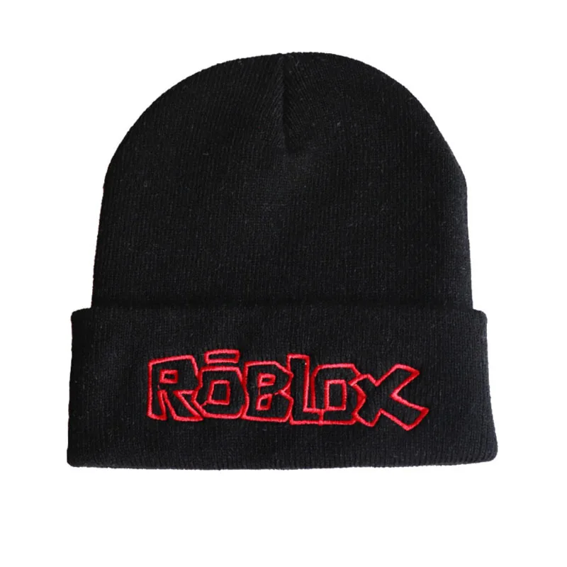 

Robloxing Game Letter Embroidered Beanies Hat Winter Men Boy Wool Knitted Bonnet Hat Street Fashion HipHop Skullies Beanies Cap