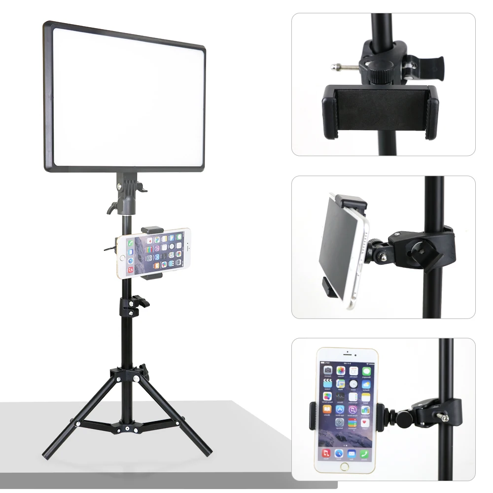 40W LED Video Light 3200K-5600K Bi-Color CRI95+ with LCD Display Camera Fill Light for Baby Photography YouTube Video Interviews