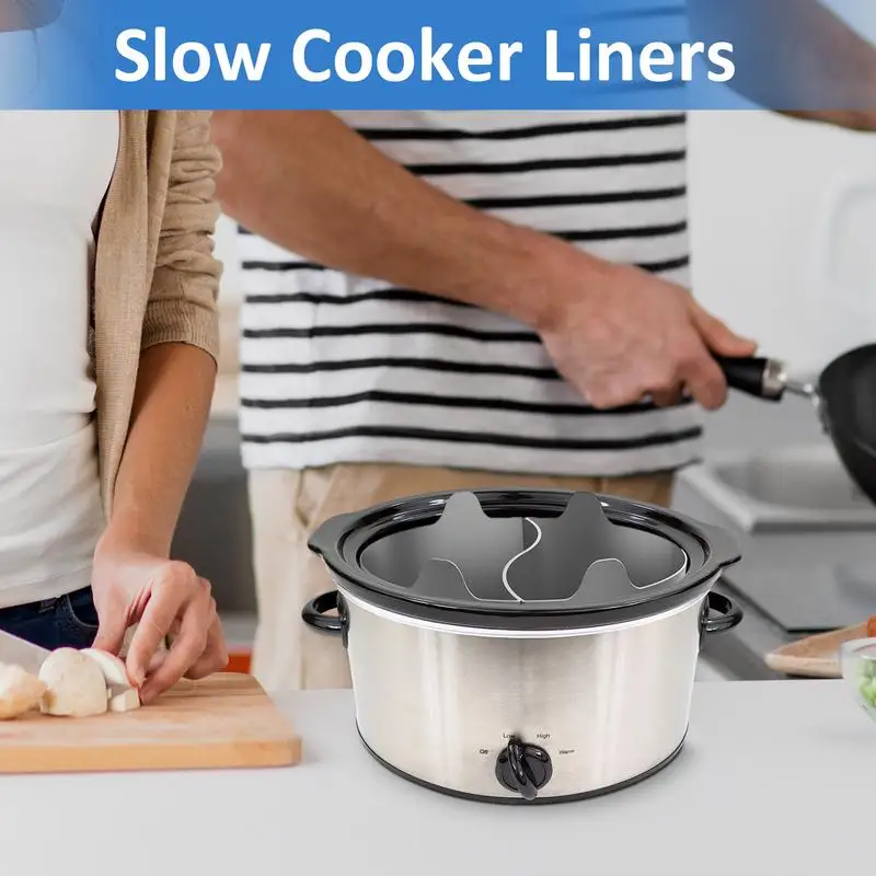 Разделитель для медленной плиты многоразовый вкладыш кастрюль вставка