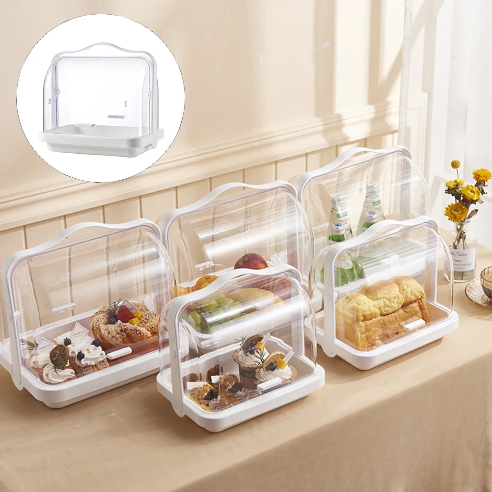 

Bottle Baby Box Cake Stand Holder Storage Drying Dome Dessert Organizer Container Plate Cover Footed Serving Rack Display