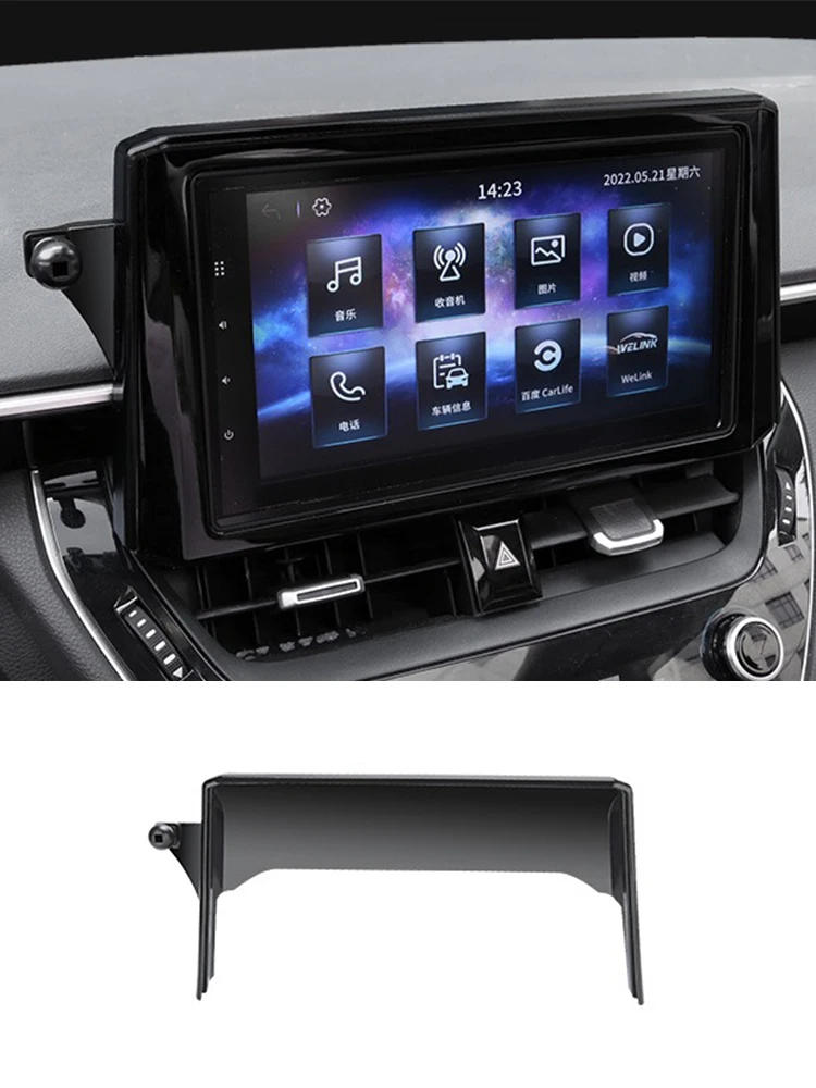 Mobile Phone Holder Wireless Charger Car Screen Stand For Toyota Corolla 2019-2022 Universal For Samsung iPhone Xiaomi
