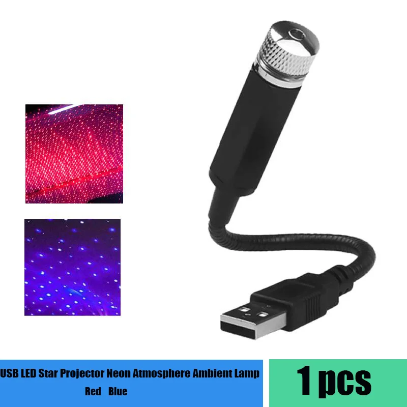 

Romantic LED Starry Night Light Starry Projector To Adjust Atmosphere Room Ceiling Atmosphere Decorative Lights