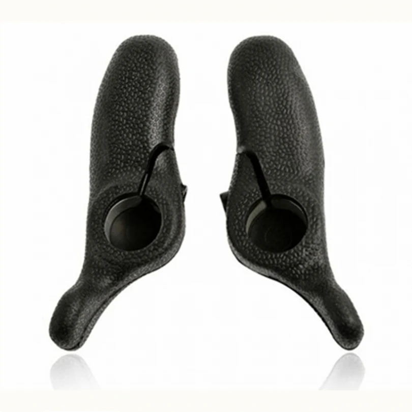 

Bicycle Handlebar Ends MTB Mountain Bike Ergonomics Bar Ends Cycling Grips Ends TPR Rubber Black Grips