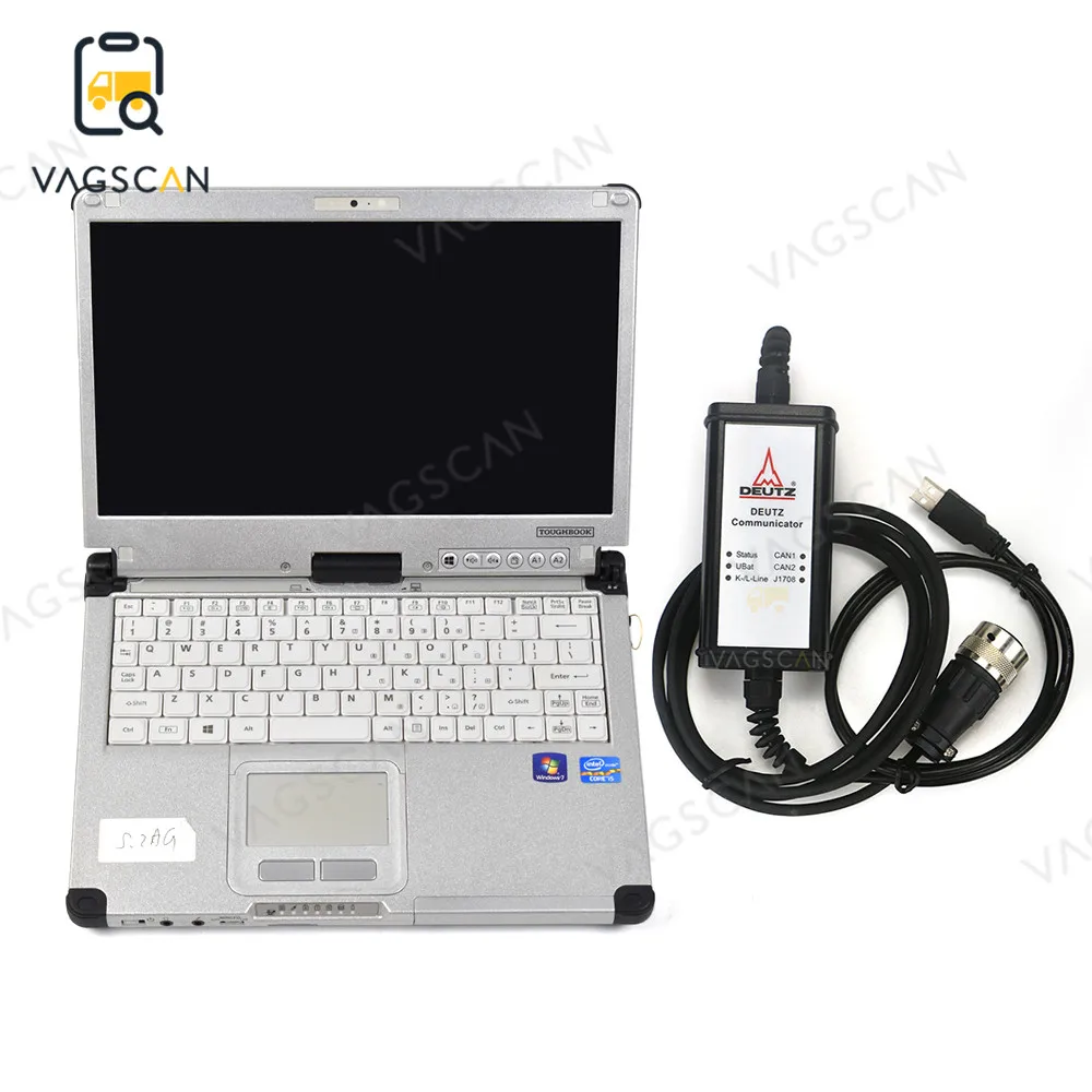 

Diesel diagnosis for DEUTZ DIAGNOSTIC KIT DECOM with CF C2 CF-C2 Laptop