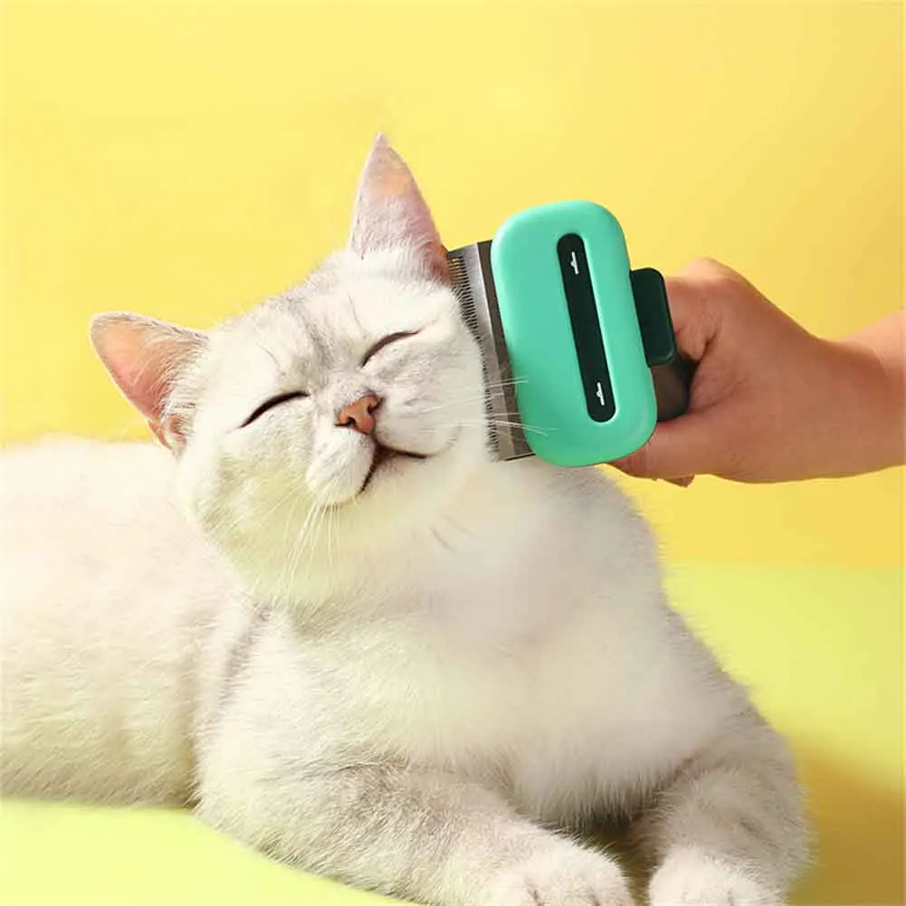 

Pets Hair Shedding Trimmer Combs Animal Massage BrushFor Cats Dogs Kitten Puppy Hairbrush Pet Hair Remover Comb Grooming Tools