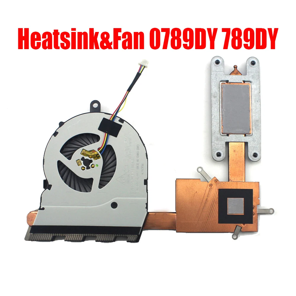 Радиатор для процессора ноутбука и вентилятор для DELL Inspiron 15 5565 5567 17 5767 0789DY 789DY AT1PJ002DC0 NS5B01-16B18 Новинка