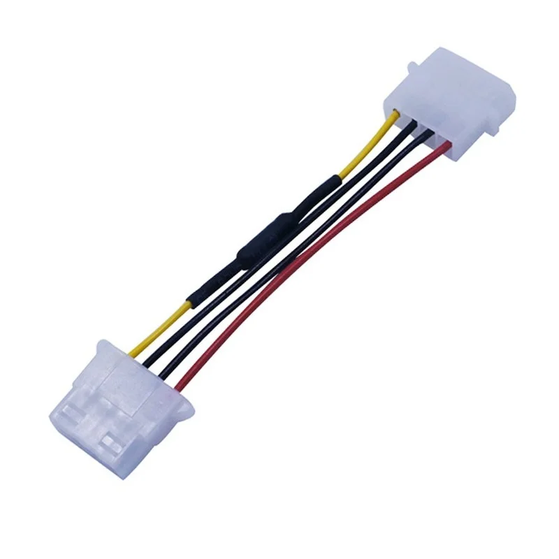 

5pcs New 4-Pin Molex Computer PC Case Fan Speed Reducer Low Noise Extension Cord Adaptor Adaptor