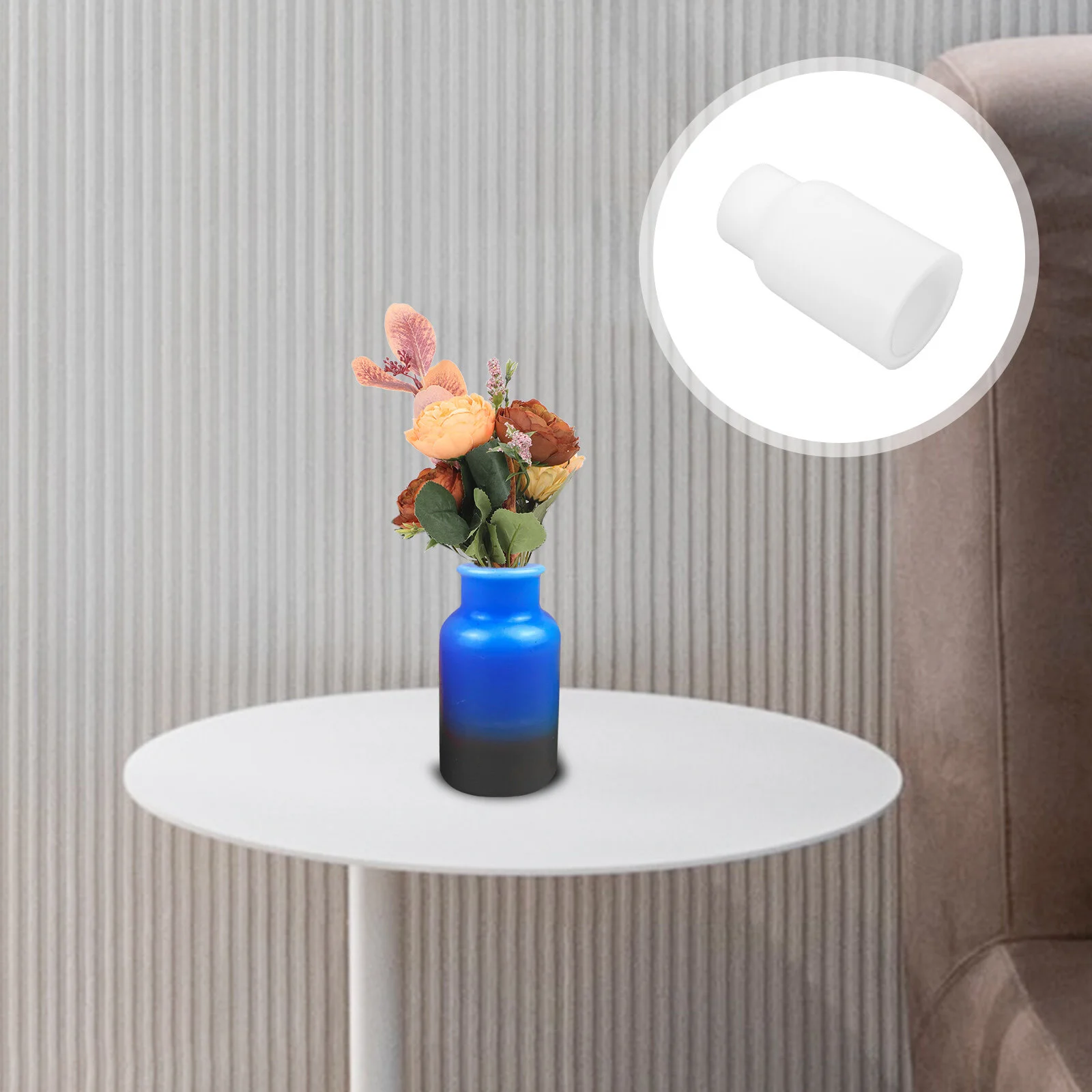 Makeup Brush Vase Mould DIY Decoration Mold Making Reusable Flower Ware Silicone Decorative