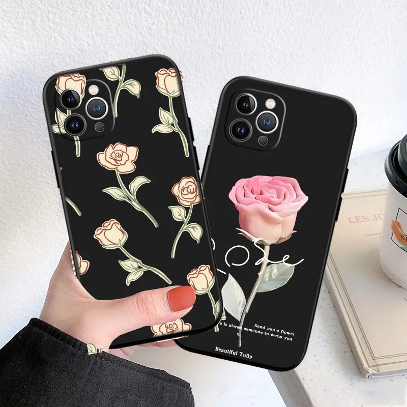 

Rose Flower Art Case for Samsung A13 A21S A22 A31 A32 A33 A41 A42 A51 A52 A53 A71 A81 A72 A73 A91 M20 M30S M31 M51