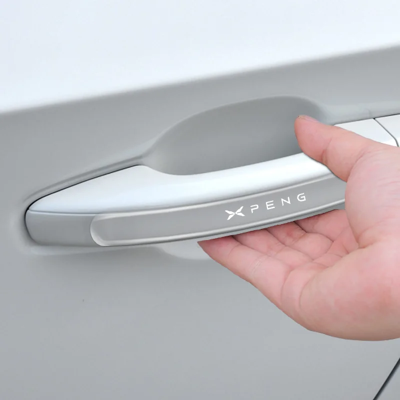 8 шт. прозрачная наклейка на дверную ручку автомобиля из ТПУ защитная полоса от