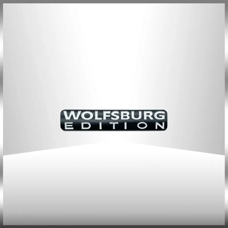 Автомобильные аксессуары, эмблема логотипа WOLFSBURG EDITION, значок для бокового заднего багажника, оформление автомобиля