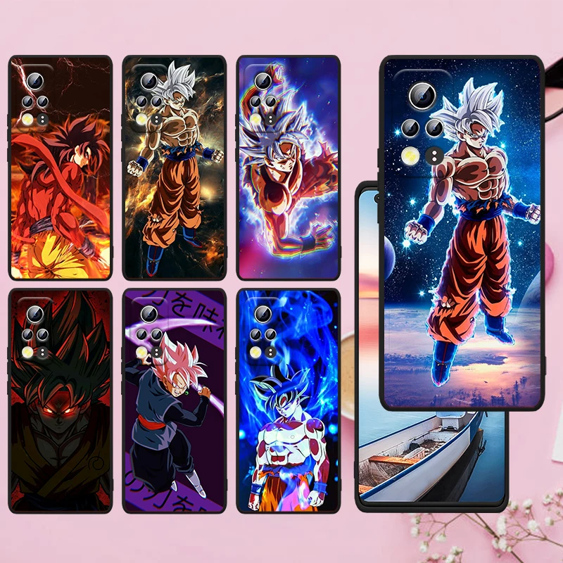 

Goku Dragon Ball Cool Phone Case For Huawei Honor X30 X20 X8 X7 60 50 SE Pro 10X 10i 10 Lite 9A 9C RU 9X 8X 8A Black Soft