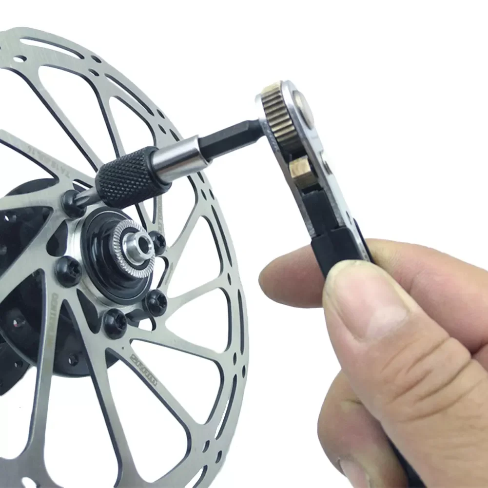 

Bike Ratchet Disc Durable And Practical Quick Wrench T25 Plum Hexagon 3/4/5/6/8mm Metal Combined Vehicle Repair Tool