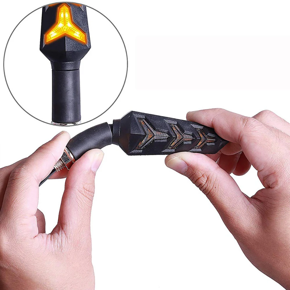 2 шт. светодиодный ные поворотники для мотоциклов