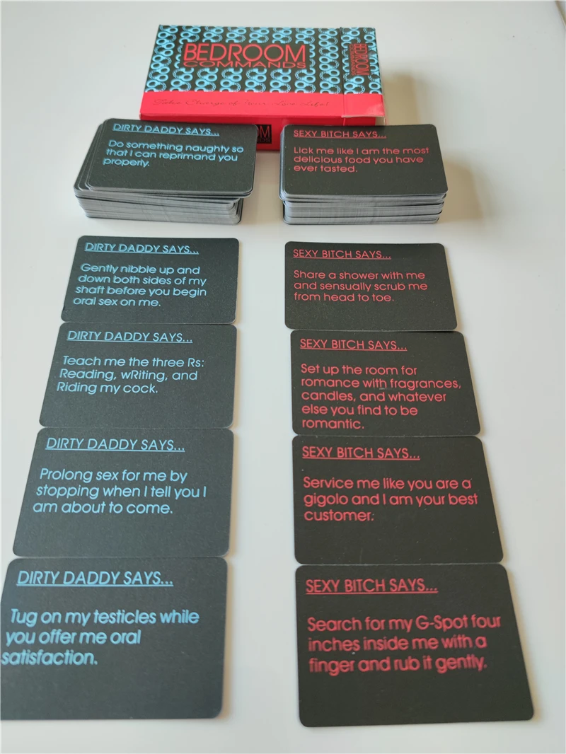 Эротические аксессуары Эротическая игра потенциал для пар сексуальные карты