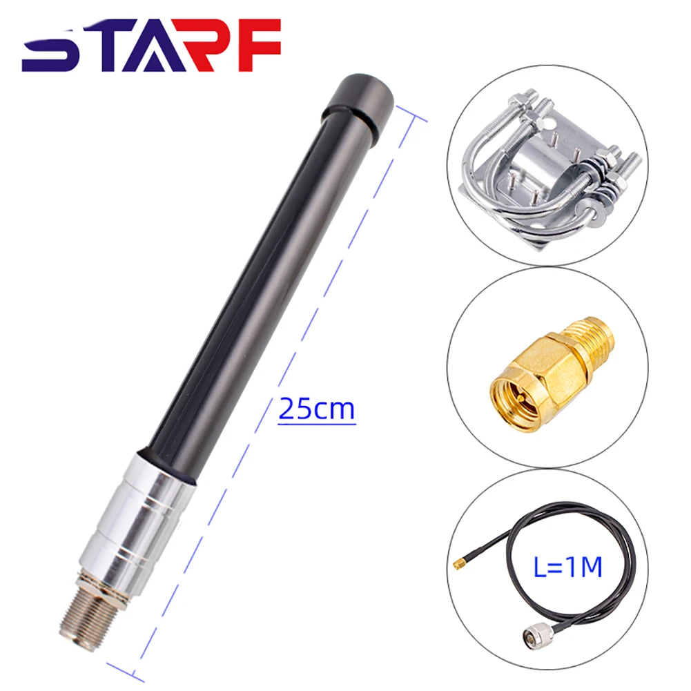 

868 дБи 915 МГц 300 МГц LoRa антенна Helium N-Female коаксиальный Удлинительный кабель Omni антенна из стекловолокна Bobcat Miner