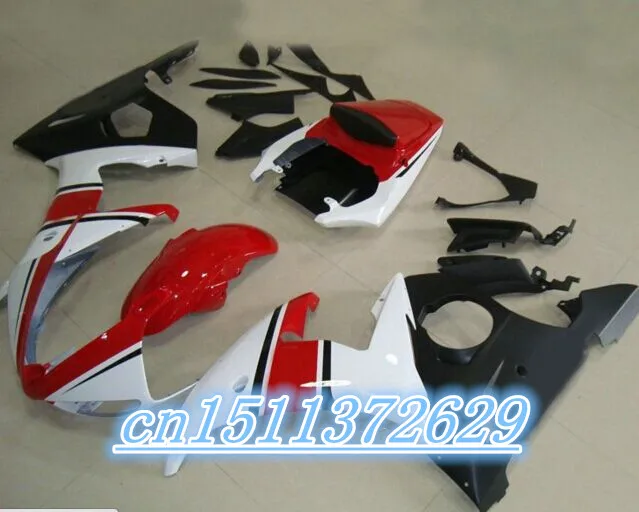 Высококачественный обтекатель Dor для YZF-R6 03-05, красный, черный, белый YZF R6 03 04 05 YZFR6 R6 2003-2005 2003 2004 2005 D (art.: 3920cbbeffacf) - 3920cbbeffacf