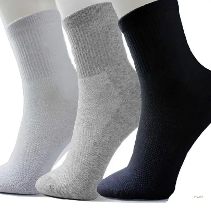

M5TC 10 Pairs Men Women Cosy Soft Cotton Blend Sport Ankle Elastic Casual Sock