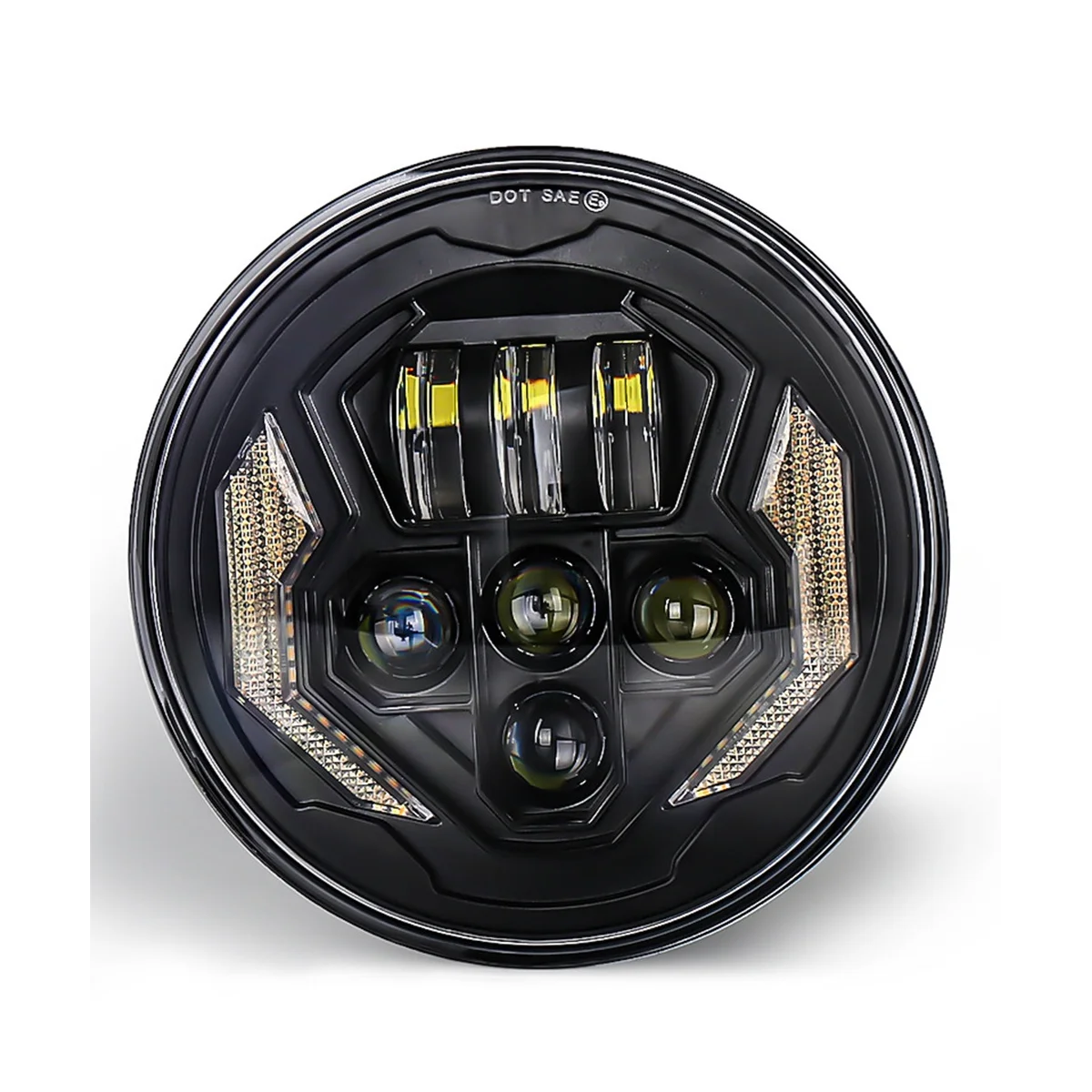 Новинка фары головного света для внедорожников Wrangler 12 В 60 Вт 55 см 1 пара круглые