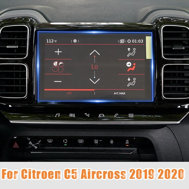 

Tempered Glass Film For Citroen C5 Aircross 2019 2020 Car Radio DVD GPS Navigation Touch Screen Protector LCD Display