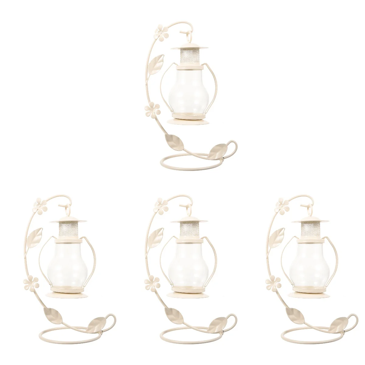 

4 шт., декоративные настольные железные металлические свечи 23x1 3 см