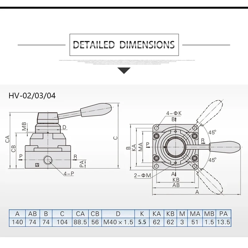 Ручной клапан/ручной переключатель/ручной регулируемый воздушный клапан