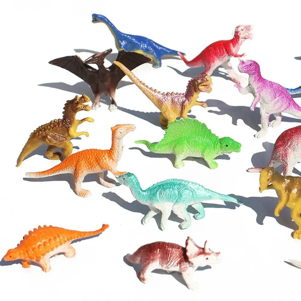 

1pc Mini Prehistoric Dinosaur World Tyrannosaurus Therizinosaurus Spinosaurus Action Figures Jurassic Dinosaurs Model Toys