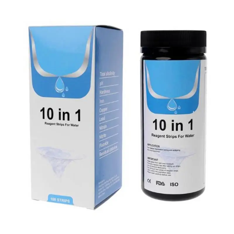 

Water Test Strips Water Analysis Total Alkalinity PH Hardness Nitrate Test Paper Fast And Accurate Water Quality Testing Kit