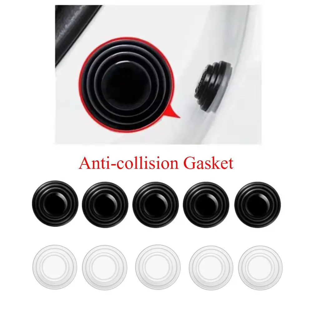 

10Pcs Car Door Anti-collision Gasket Luminous Absorber Cushion Decor Sticker Shock-Absorbing Soundproof Buffer Car Accessories