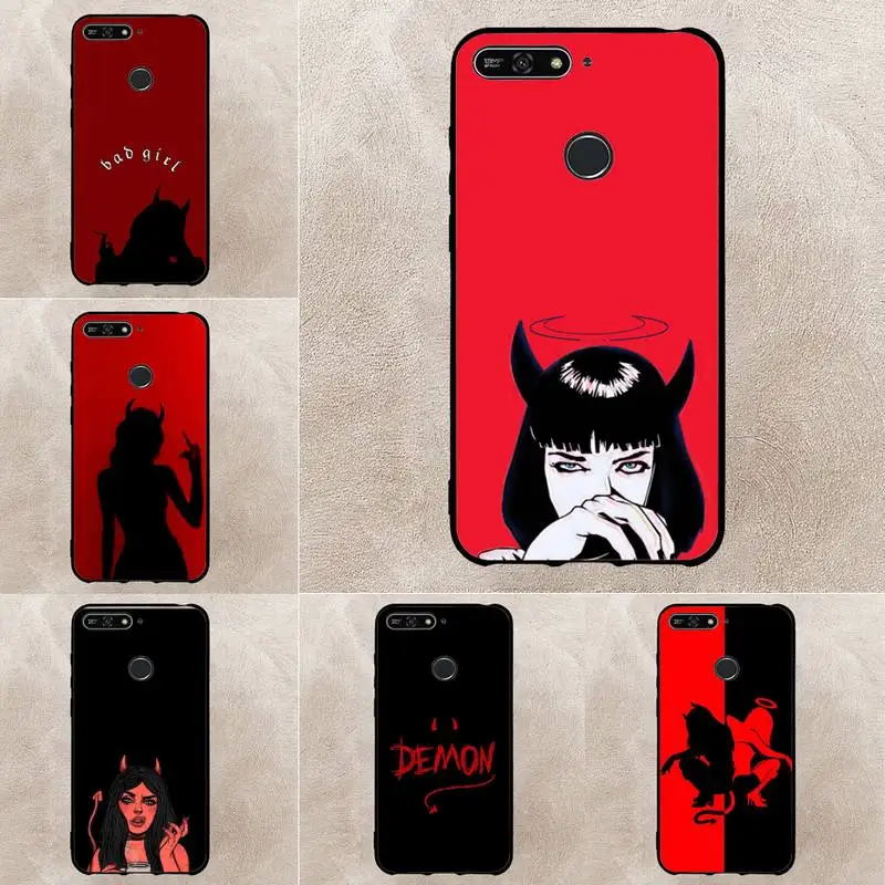 

Sexy Devil Woman Phone Case For Xiaomi 11 10 12Spro A2 A2lite A1 9 9SE 8Lite 8explorer F1 Poco 12S Ultra Cove