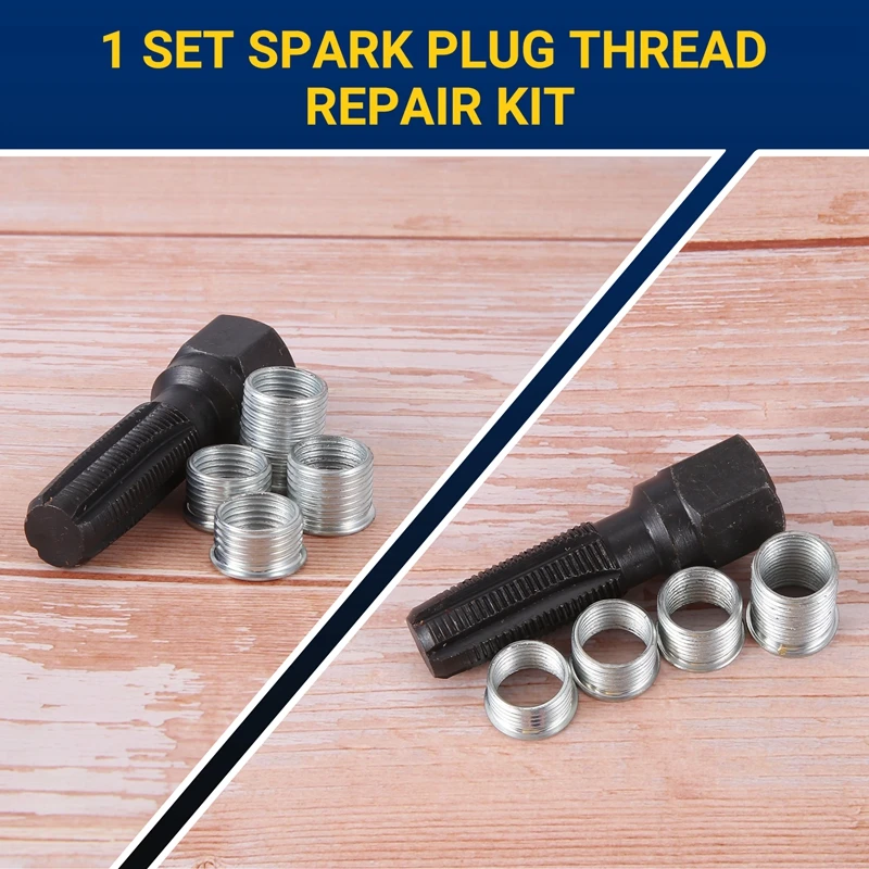 Набор для ремонта резьбы свечи зажигания 14 мм набор инструментов отрезания