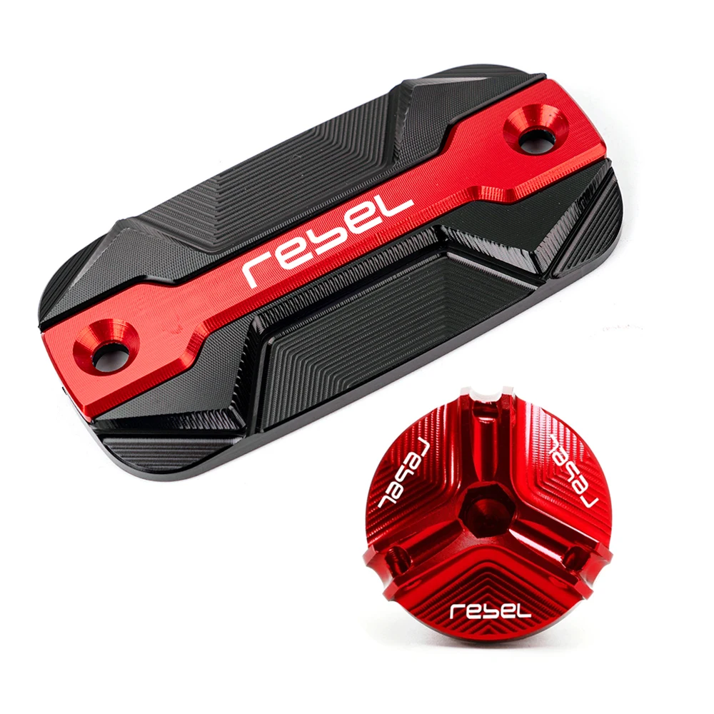 Для HONDA REBEL 1100 Rebel 500 300 CMX 1100 300 CMX 500 мотоциклетная передняя крышка сопротивления тормозной жидкости с ЧПУ, крышка маслозаливной горловины