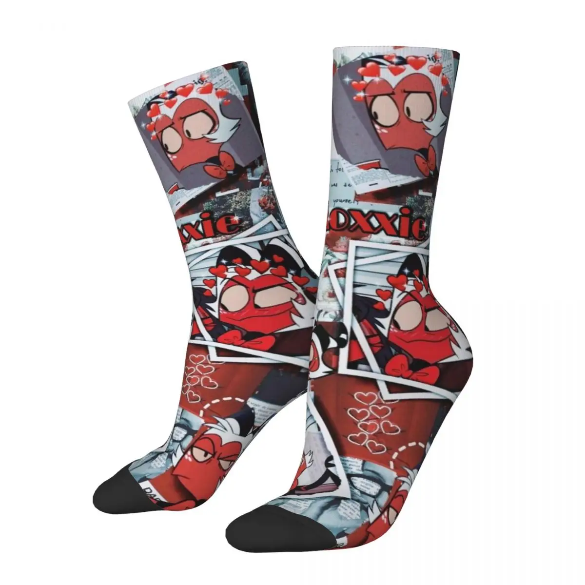 Зимние Теплые повседневные мужские женские носки с мультипликационным принтом