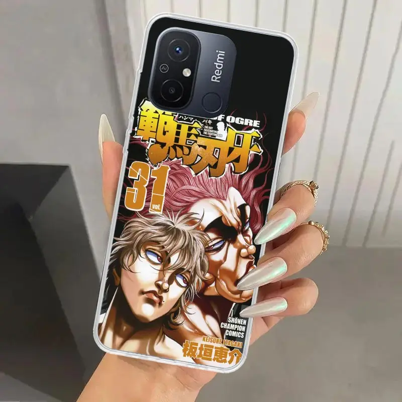 Оригинальный аниме чехол Baki the Grappler для телефона Xiaomi Redmi 12C 12 10C 10A 10X 10 9C 9A 9 9T 8A 8 7A 7 6A 6