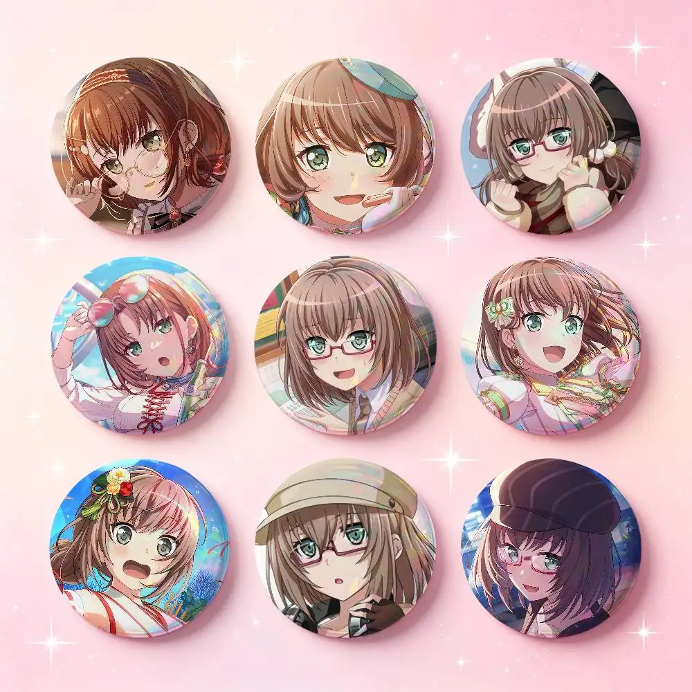Фото Значки Yamato Maya BanG Dream Anime, круглые, 25, 32, 44, 58, 75 мм, для косплея, украшение для сумок, подарки для фанатов, друзей, броши, сувениры №1