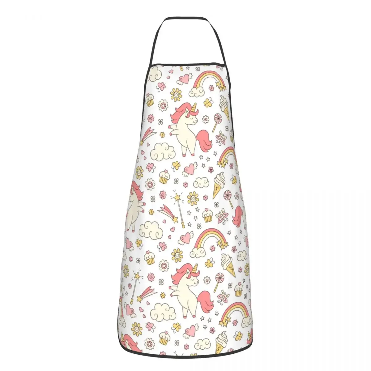 Фартуки в виде единорога для женщин и мужчин кухонный шеф-повар со звездой
