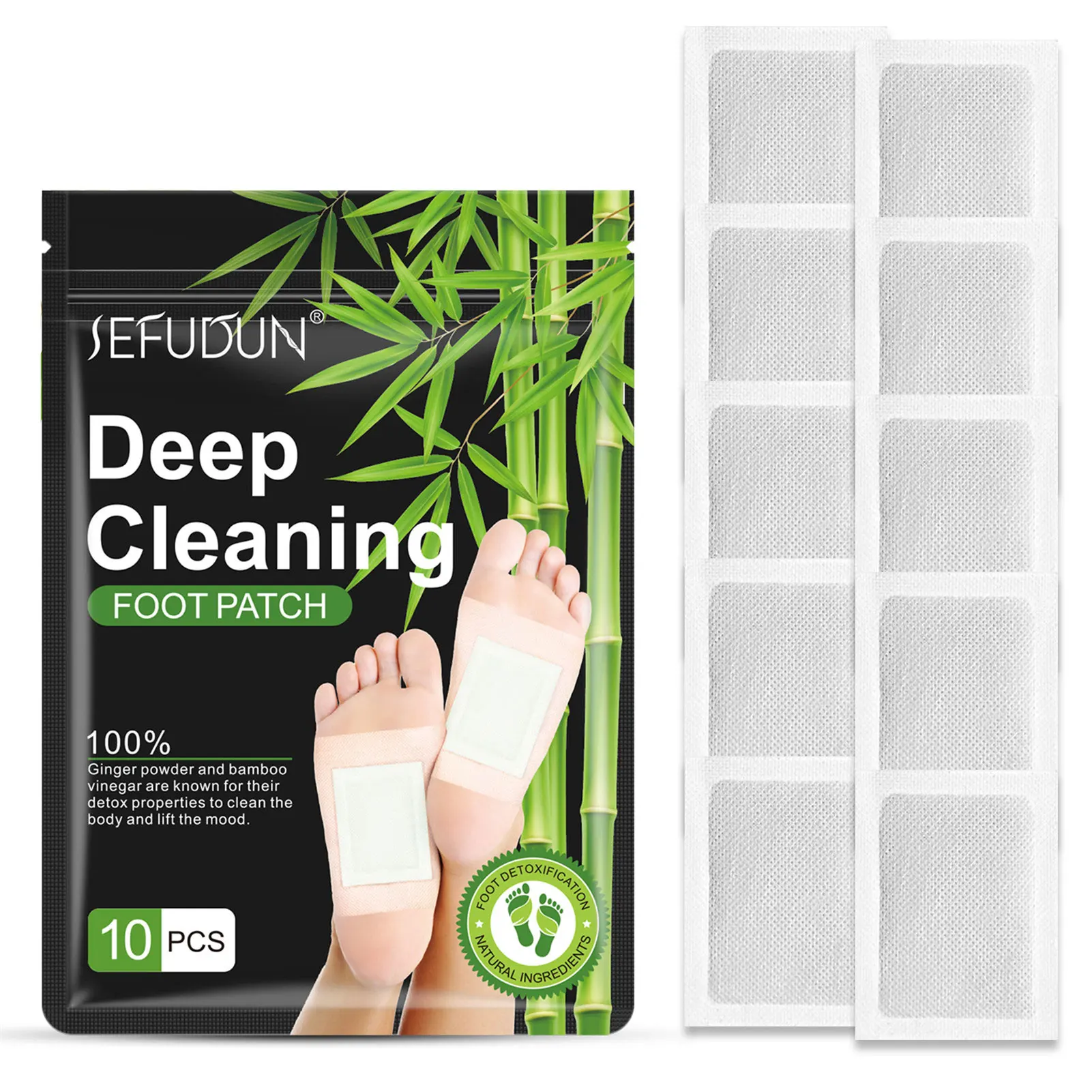 

Foot Pads 10 Cleansing Bamboo Vinegar Foot Care DetoxFoot Patch Foot Care Patches To Remove Impurities Relieve Stress And