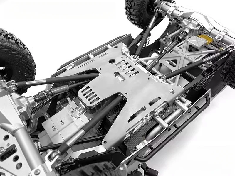 Стальная защита рамы шасси подходит для Capo jkmax Wrangler масштаб 1/8 радиоуправляемый