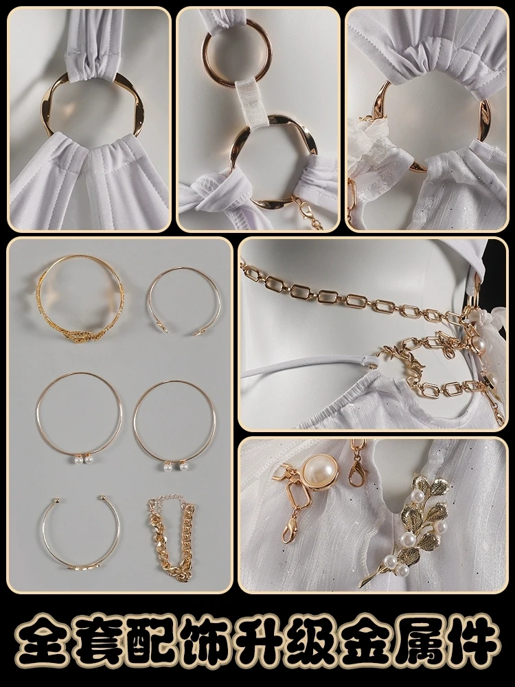 Zai купальник косплей костюм платье игра Naraka Bladepoint аниме женский Хэллоуин зимний