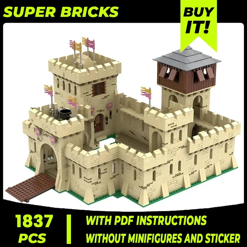 Модель военной крепости Moc строительные блоки Классический пустынный замок