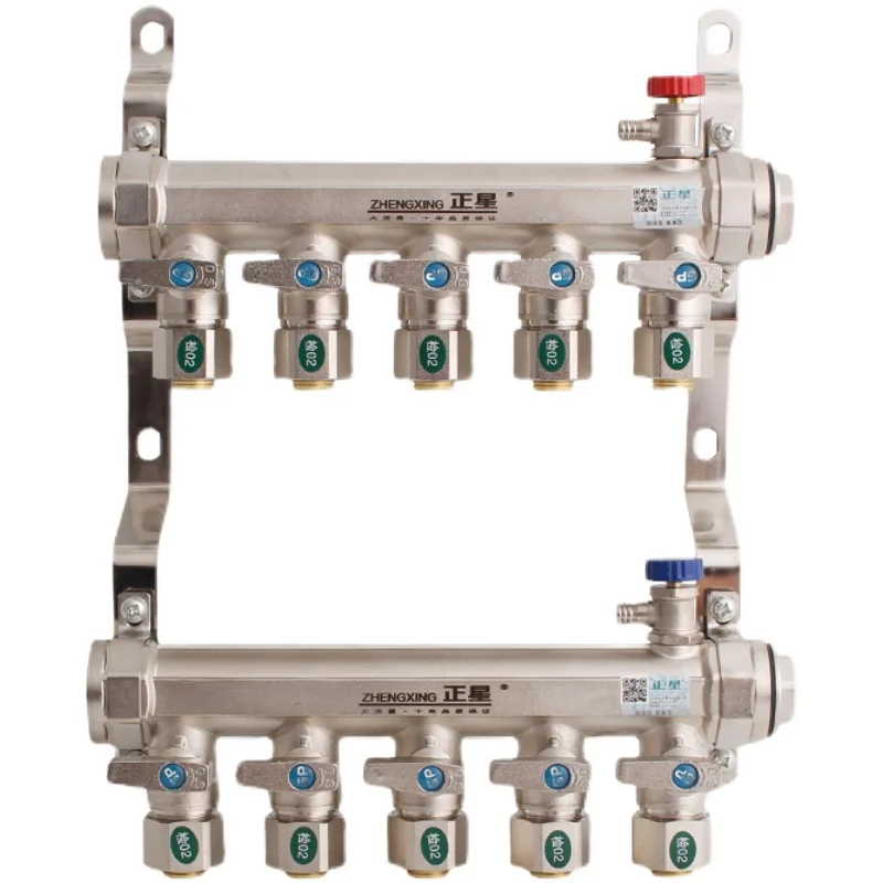 Геотермальный клапан для обогрева пола с большим потоком воды домашний полный