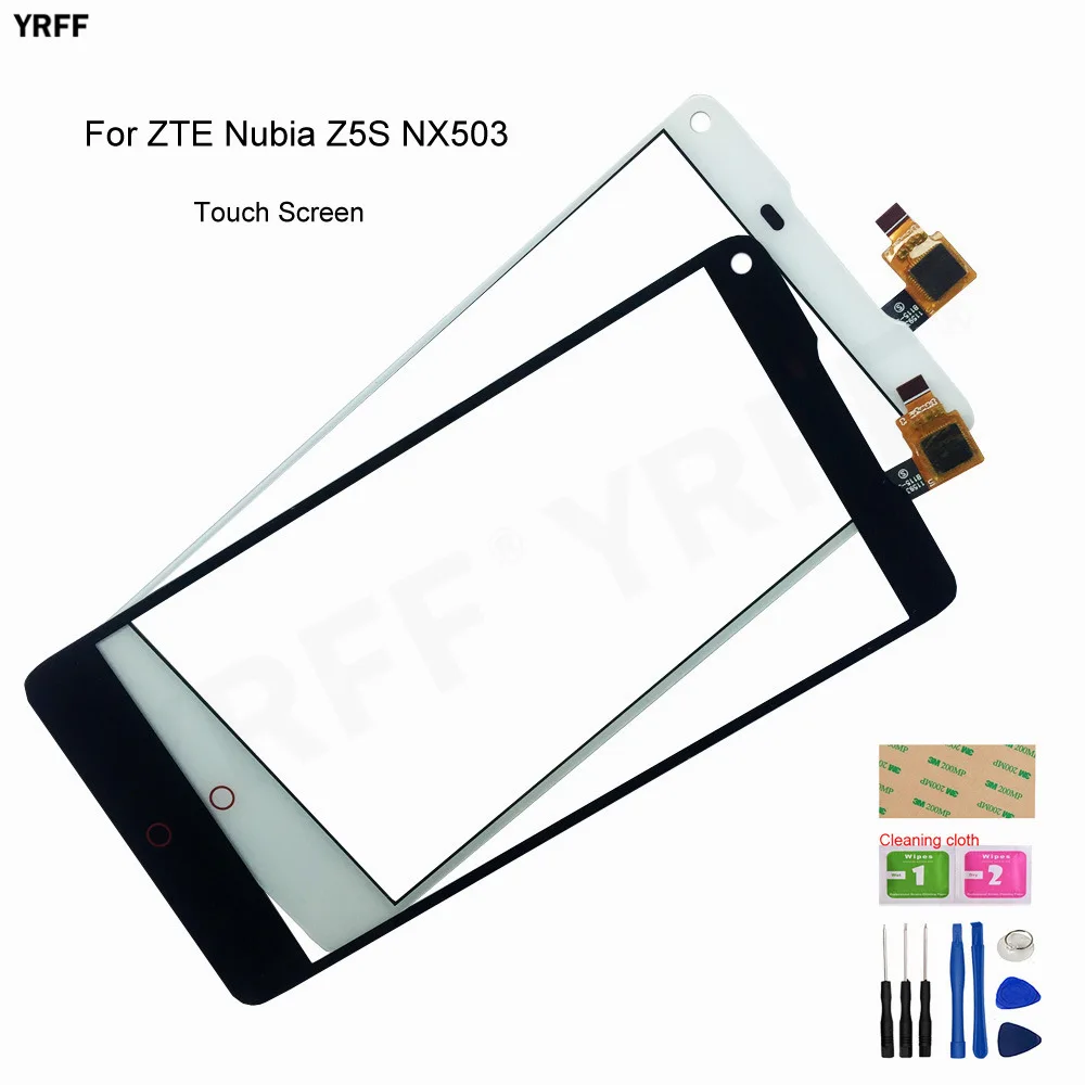 

Сенсорная панель для ZTE Nubia Z5S NX503, сенсорный экран, дигитайзер, стеклянная панель, Запасная часть
