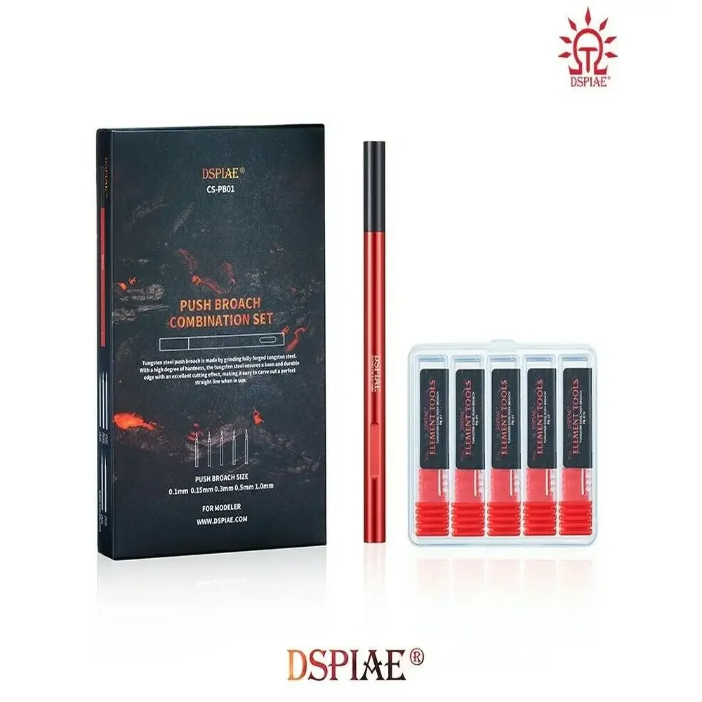 Фото DSPIAE CS-PB01 Комбинированный набор толкателей (0,1/0,15/0,3/0,5/1,0) мм - Инструменты для рукоделия по строительству моделей №1