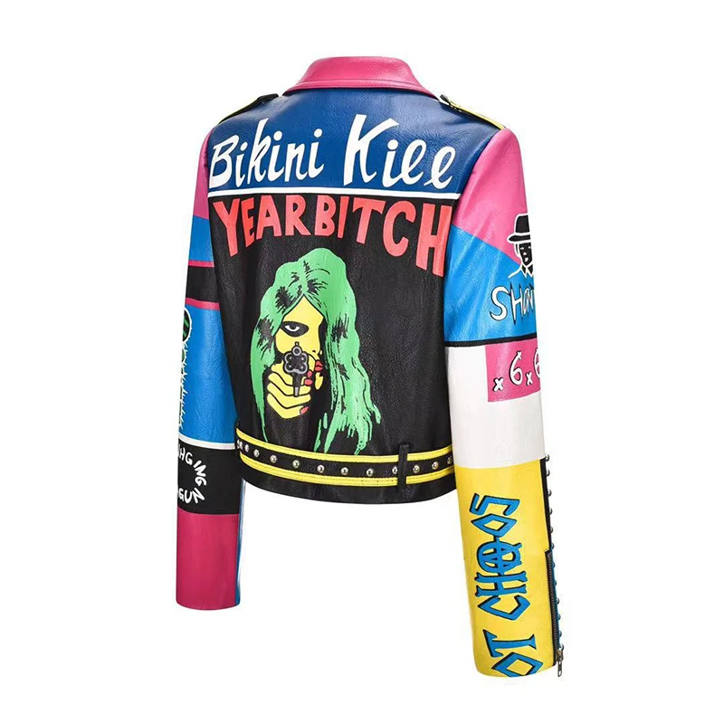 Рисунок 4 - Женская кожаная куртка в стиле панк