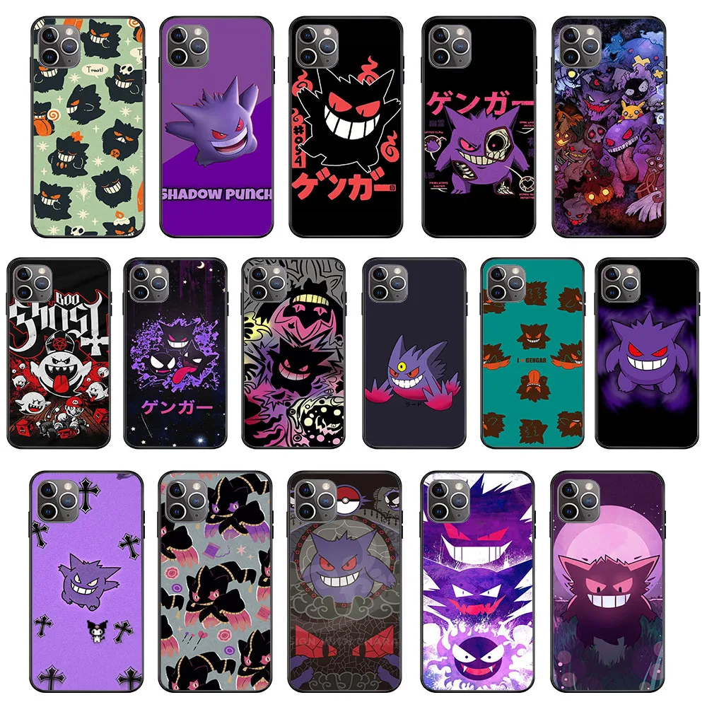 

KK-47 Pokémon Gengar Silicone Case For Xiaomi Redmi 6 6A 7 7A S2 Note 6 11 11s 10t 11t 12 Pocophone F1