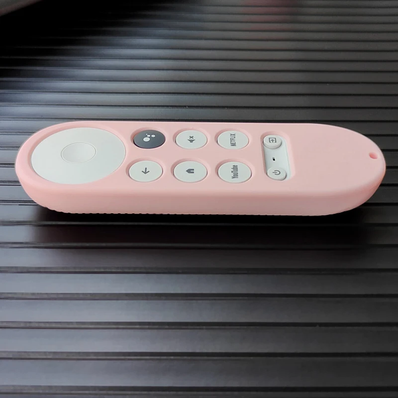 Мягкий силиконовый чехол для Google Chromecast 4K Snow 2020 с пультом дистанционного